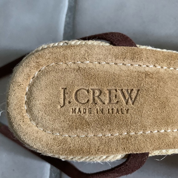 J.CREW TROPEZ ESPADRILLES SANDALS IN LIGHT RASPBERRY - Picture 3 of 6